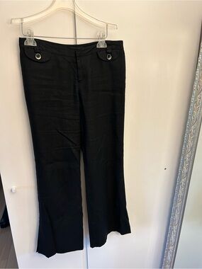 Banana Republic Black Stretch Petite 4P Pants